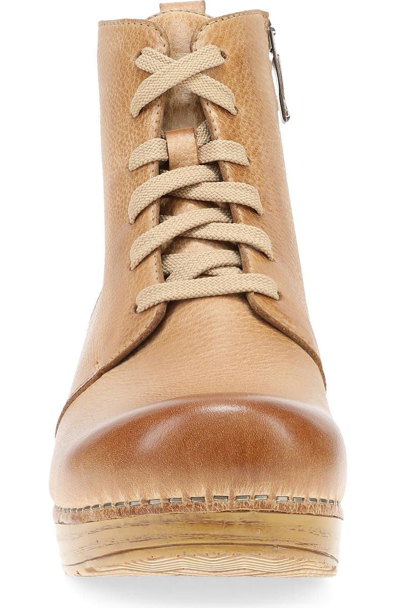 Dansko Sigourney Combat Boot, Alternate, color, Honey