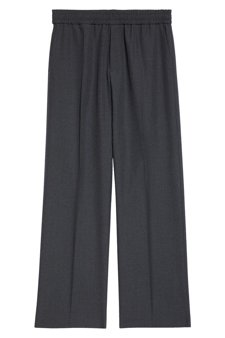 Lenny Wool Pants, Alternate, color, ANTRACITE/ MELANGE