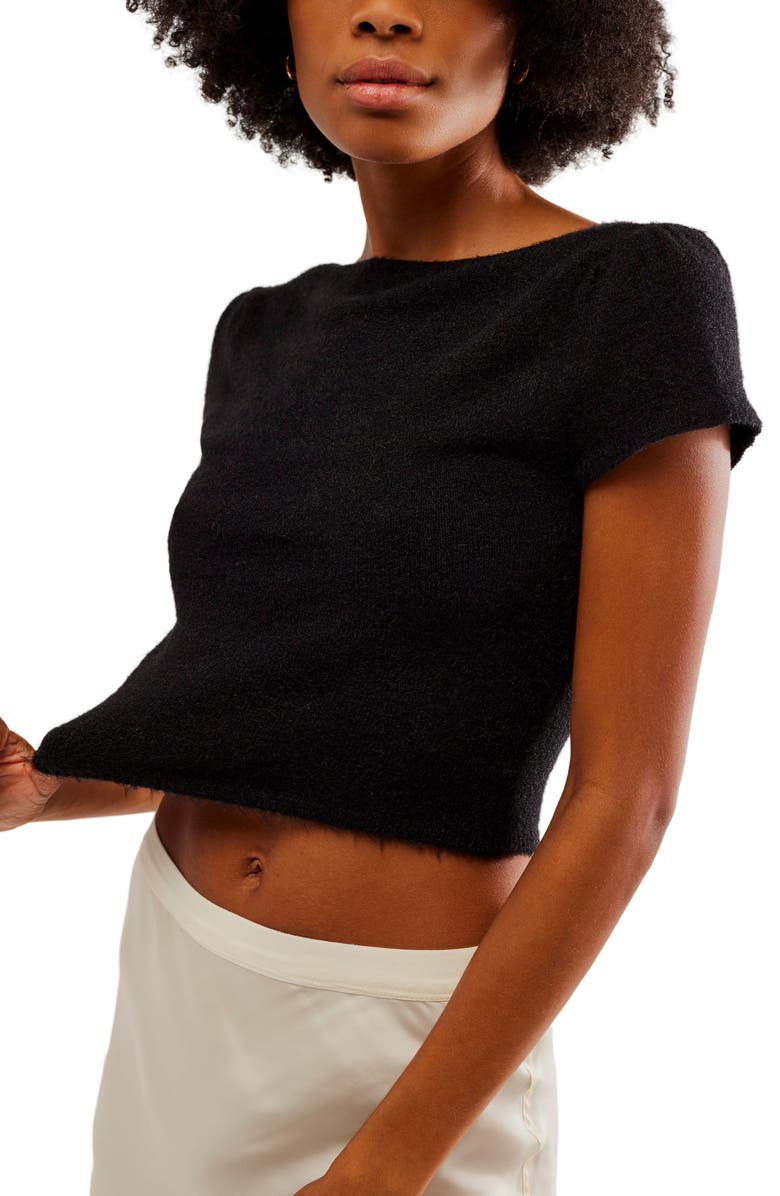 Free People Keep Me Warm Crop Sweater, Main, color, 