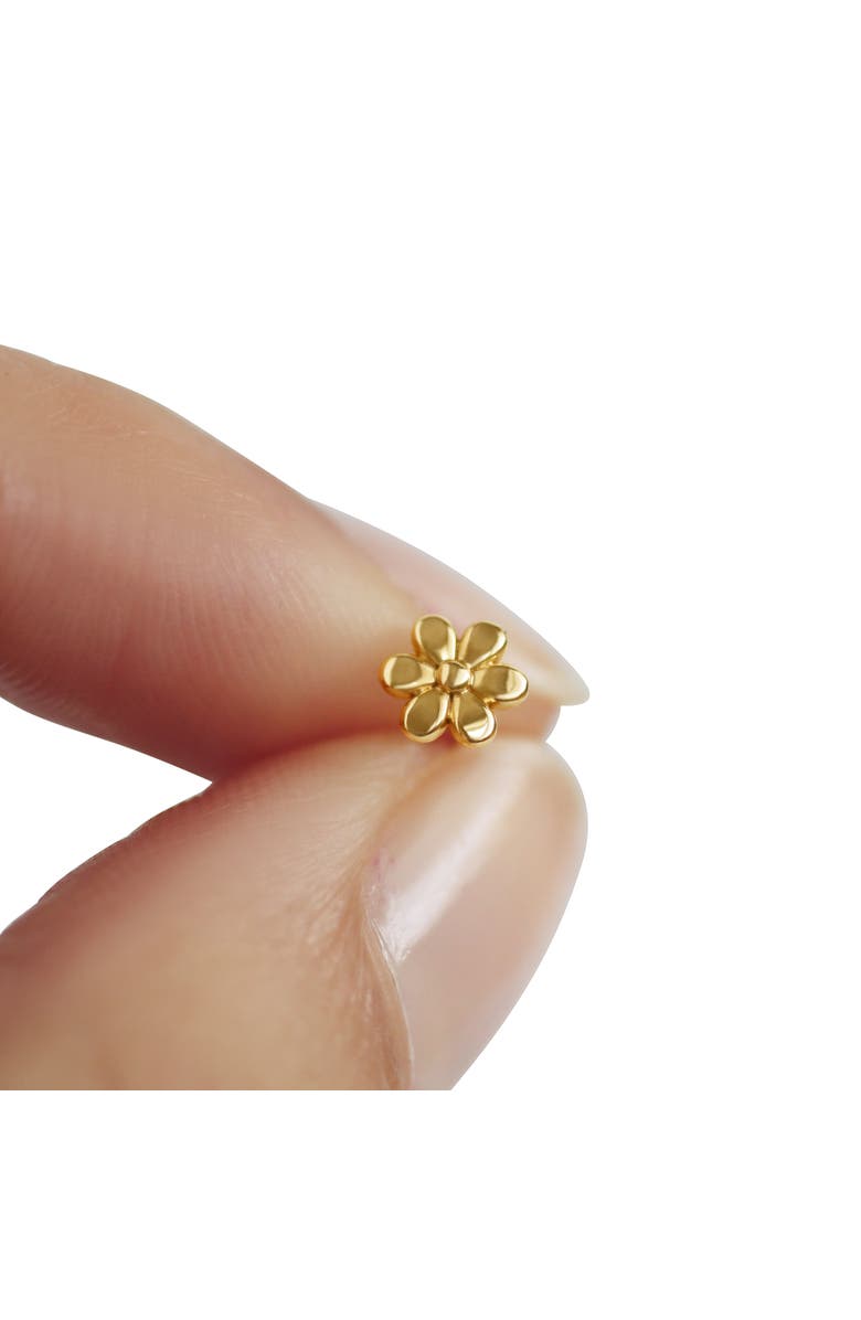 Whit Jewelry 14K Yellow Gold Daisy Stud, Alternate, color, Gold - Butterfly Back
