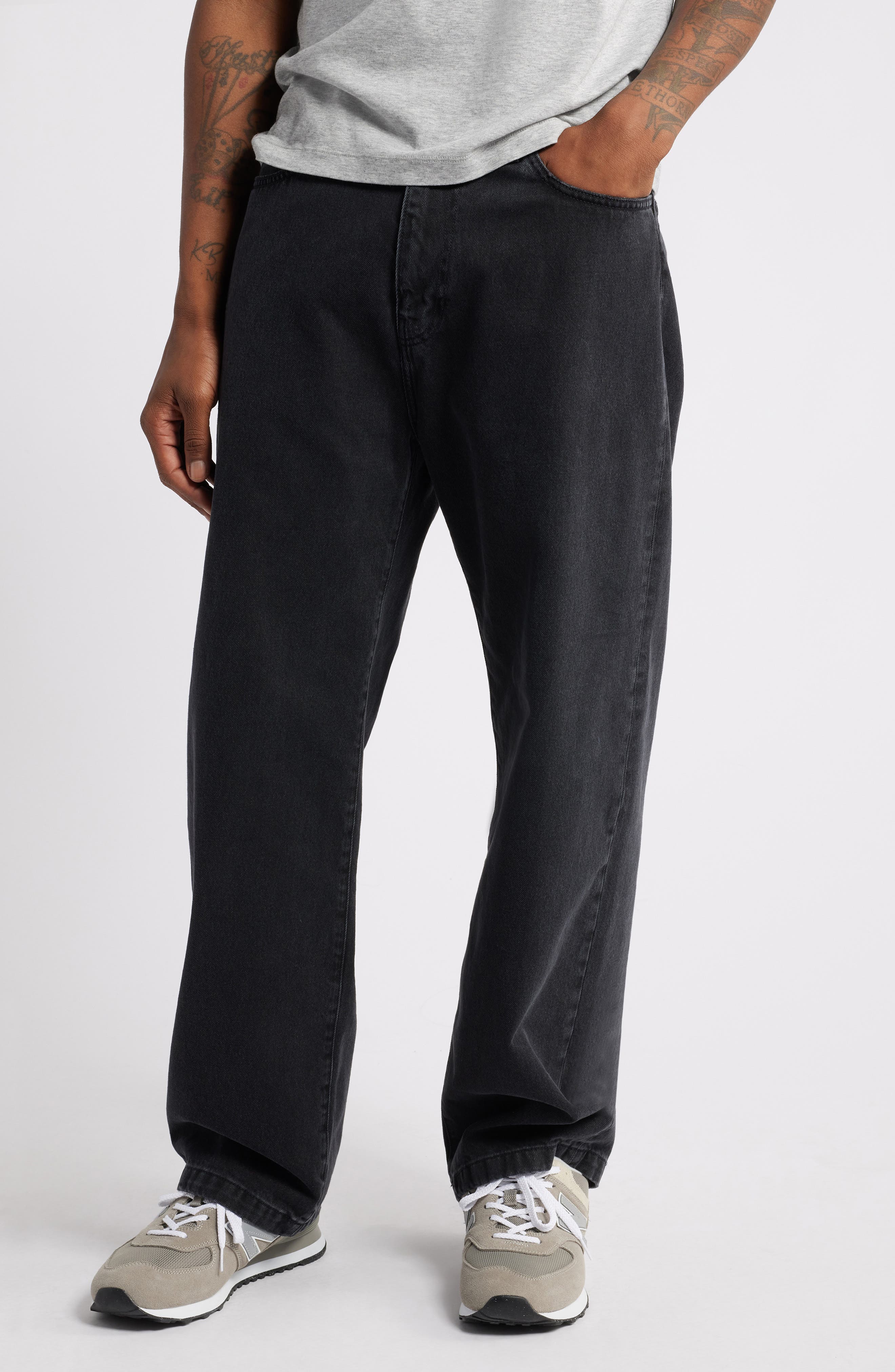 selected BLACK STONE WASHED