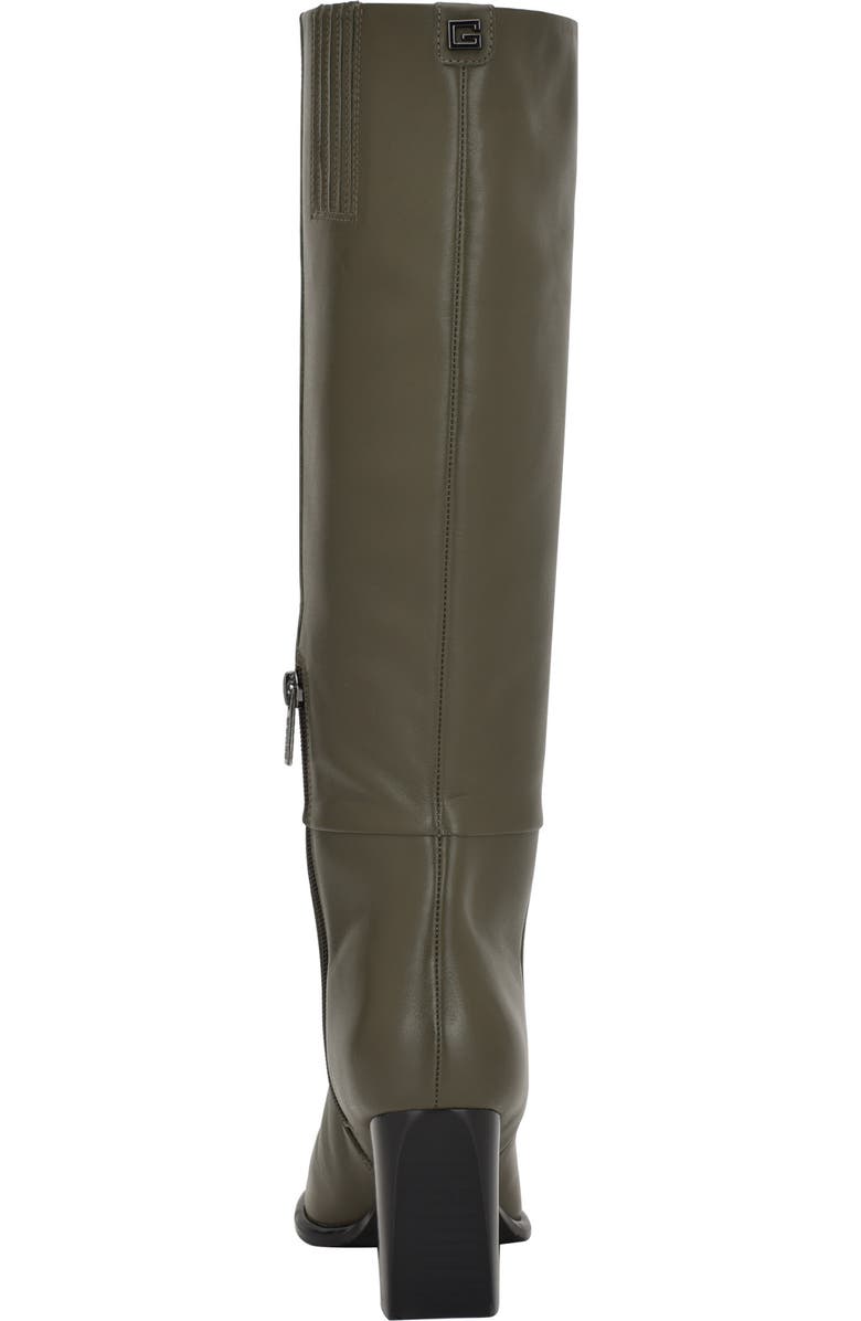 GUESS Perinna Over the Knee Block Heel Boot, Alternate, color, Green
