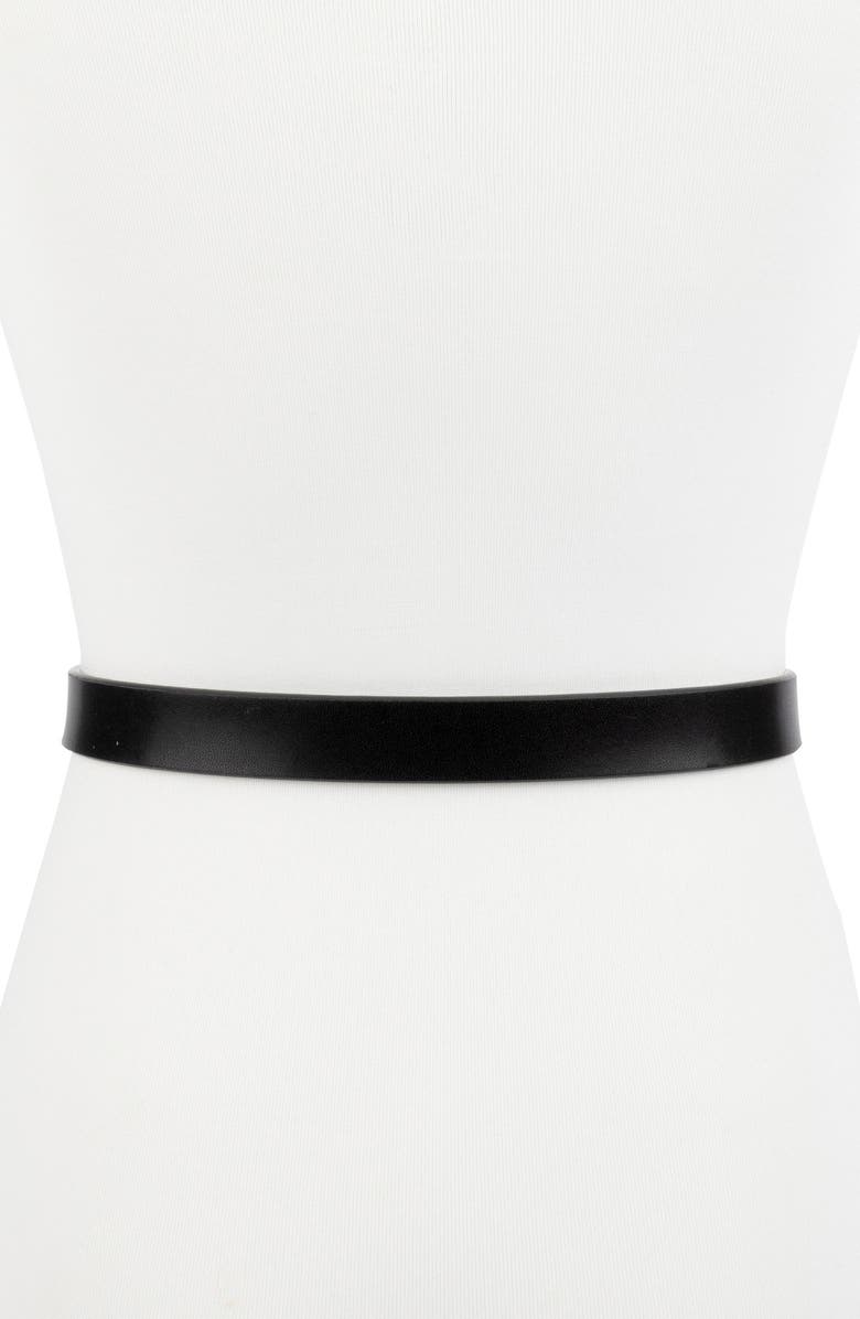 Kurt Geiger London Rainbow Keeper Leather Belt, Alternate, color, 