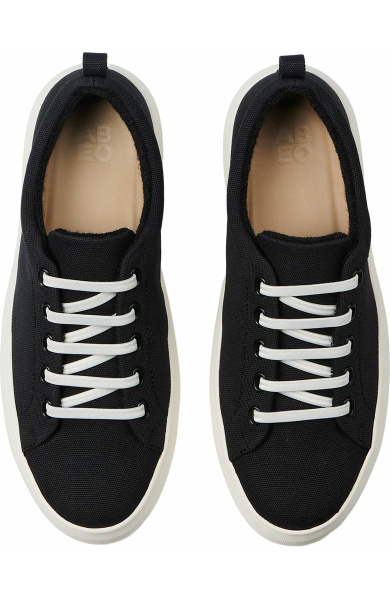 ABEO Jumpstreet Bungee Sneaker, Alternate, color, Black Canvas - Regular