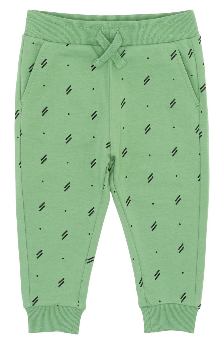 MILES THE LABEL Lines Print Stretch Organic Cotton Sweatshirt & Joggers Set, Alternate, color, 