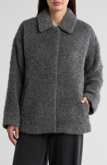 Eileen Fisher alpaca selling ombré Coat NWT