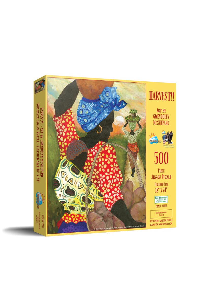 Sunsout Harvest 500 piece Jigsaw Puzzle for Adults, Main, color, Multicolor