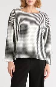 Eileen Fisher Organic Cotton High-Low Top