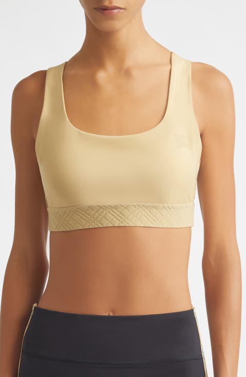 Alana EKD Check Detail Sports Bra
