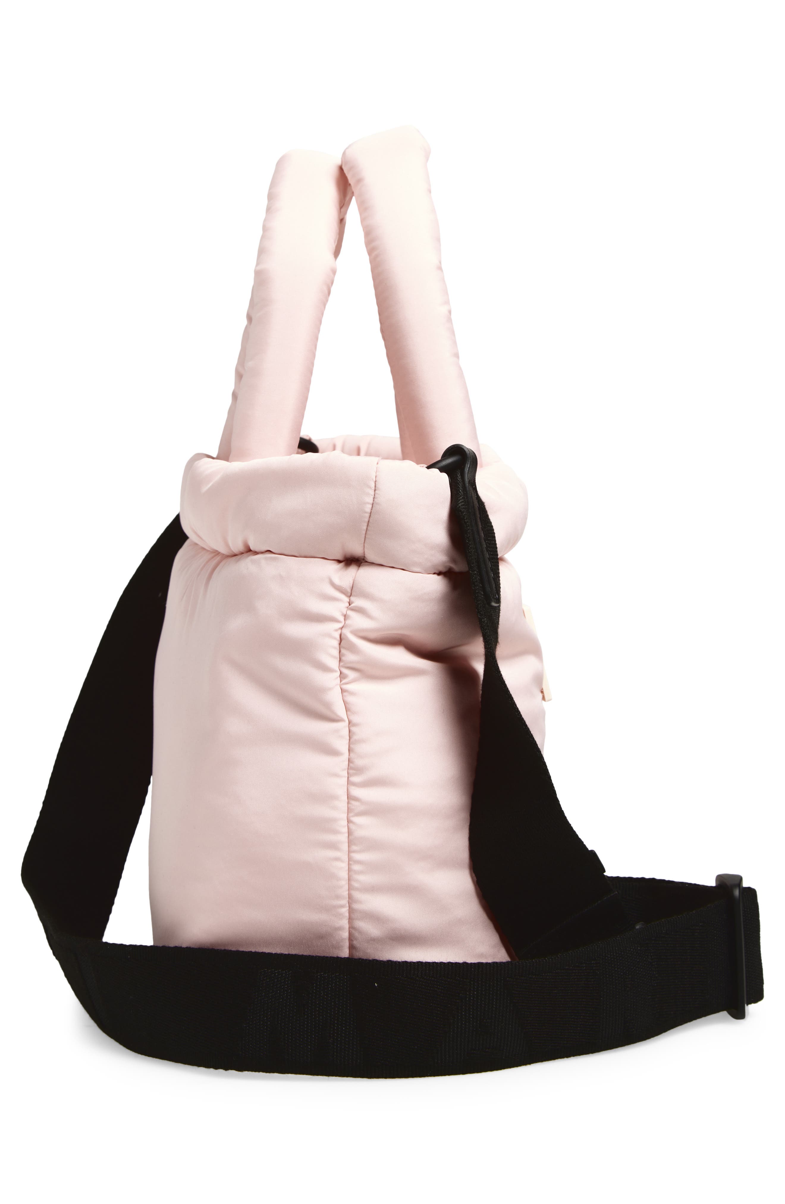Marni East/West Puffer Tote, Alternate, color, 00C18 Cinder Rose