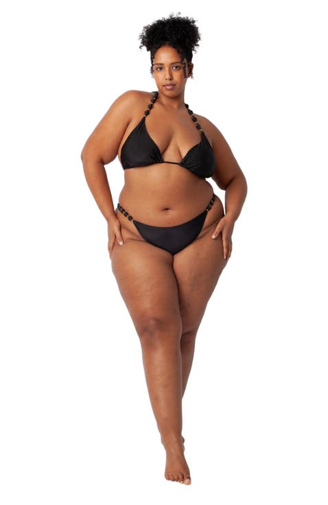 Sole Beaded Bikini Swim Bottoms
