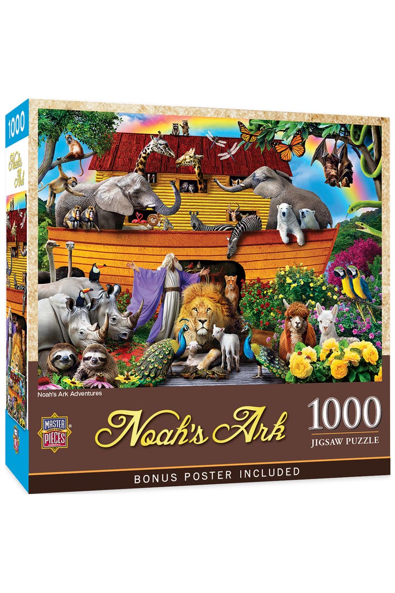 Noah's Ark Adventures 1000 Piece Puzzle, Main, color, Multicolor