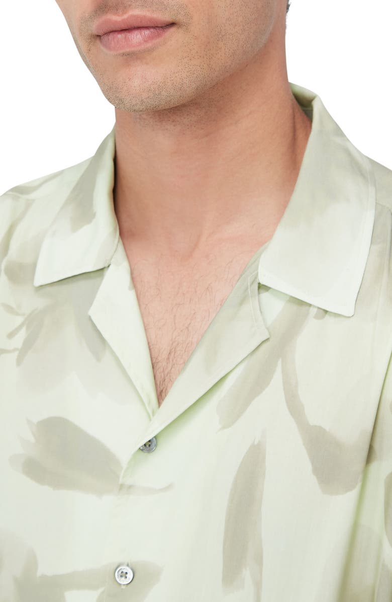 Bugatchi Jackson Abstract Print Camp Shirt, Alternate, color, 