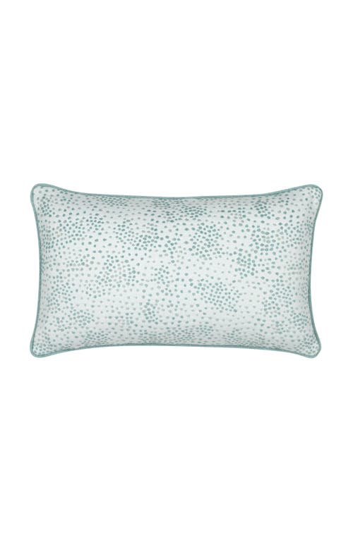 Elaine Smith Speckle Surf With Chenille Dots Indoor & Outdoor Woven Accent Pillow