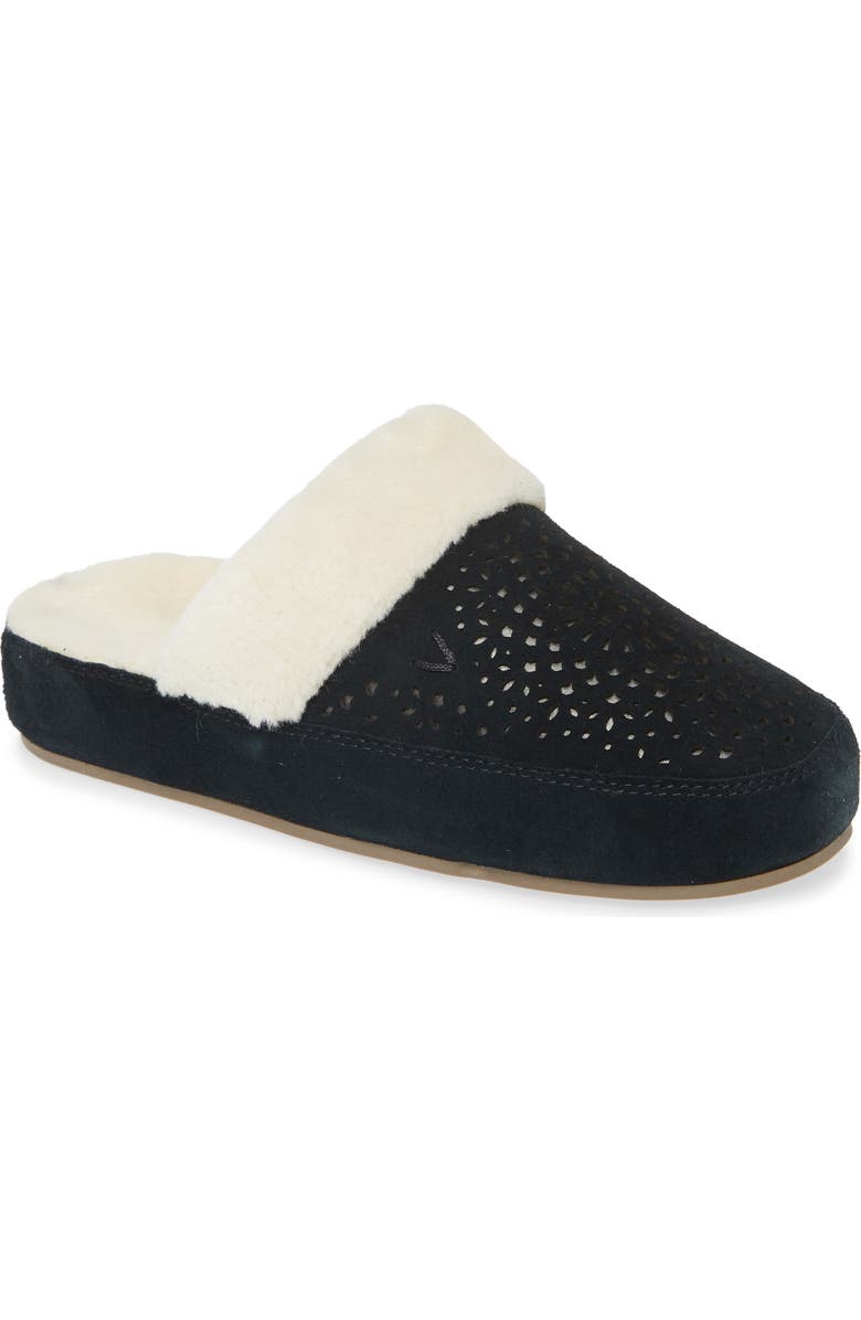 Vionic Leona Faux Fur Lined Slipper, Main, color,