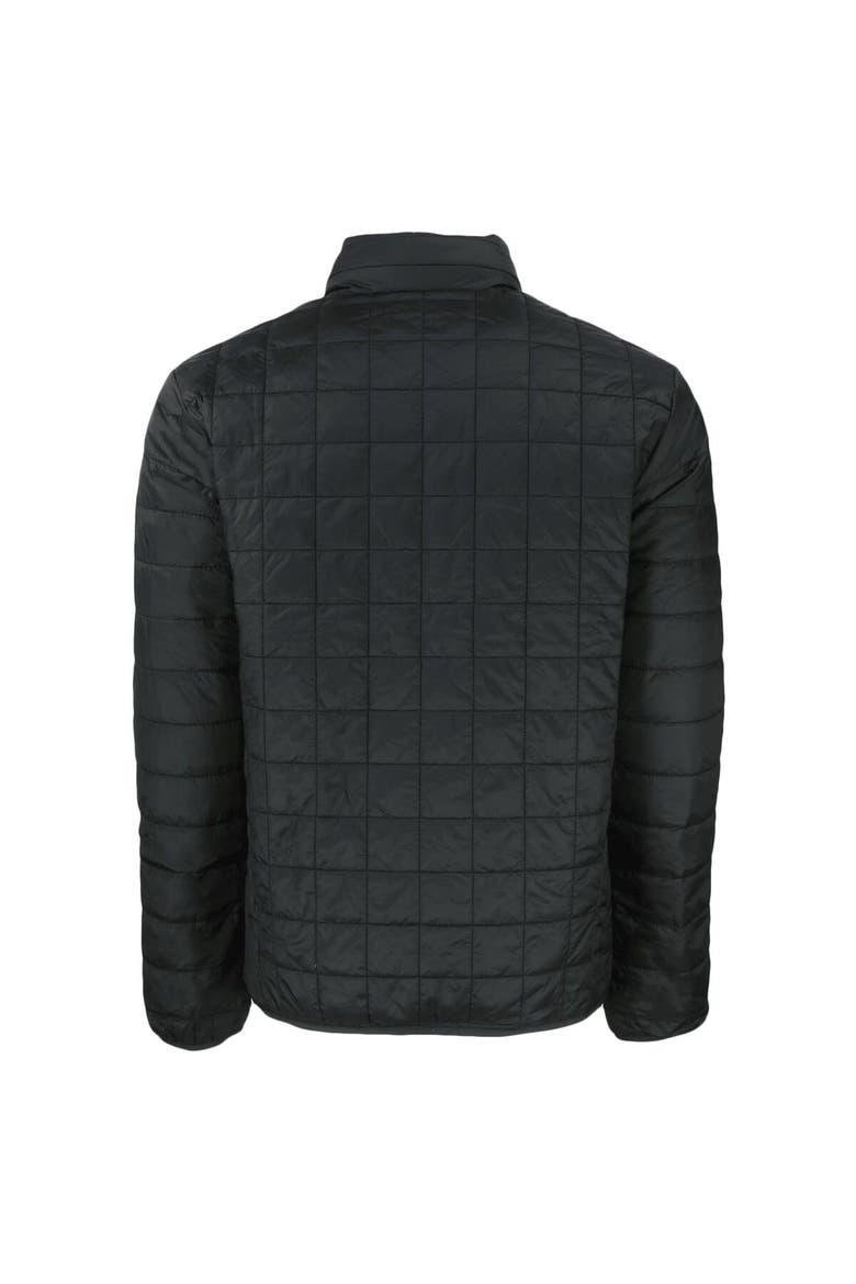 Men's Cutter & Buck  Black Ivy League Rainier PrimaLoft Eco Insulated Full-Zip Puffer Jacket, Alternate, color, Black