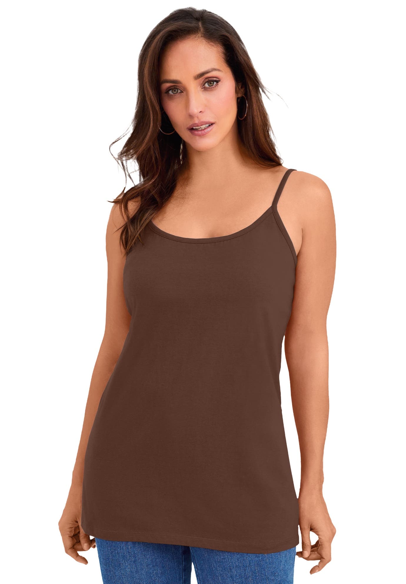 Stretch Cotton Cami - image 5