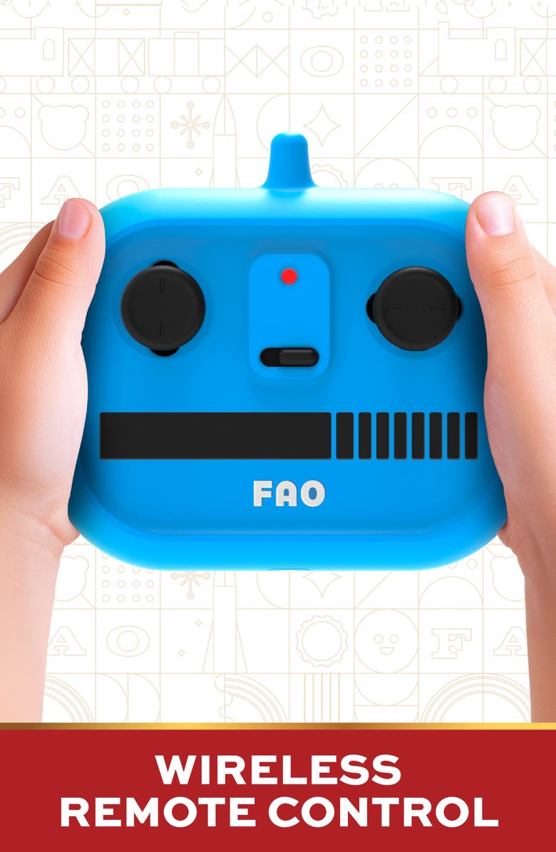 FAO Schwarz Radio Controlled Bumper Car Bots Toy, Alternate, color, Blue/ Red