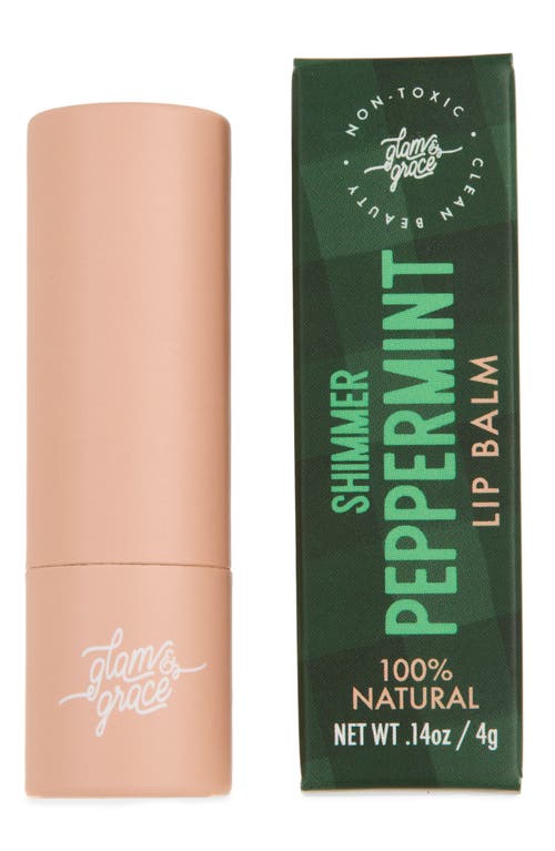 Glam & Grace Shimmer Lip Balm In Green