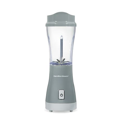 14 Oz One Touch Personal Blender With Travel Lid