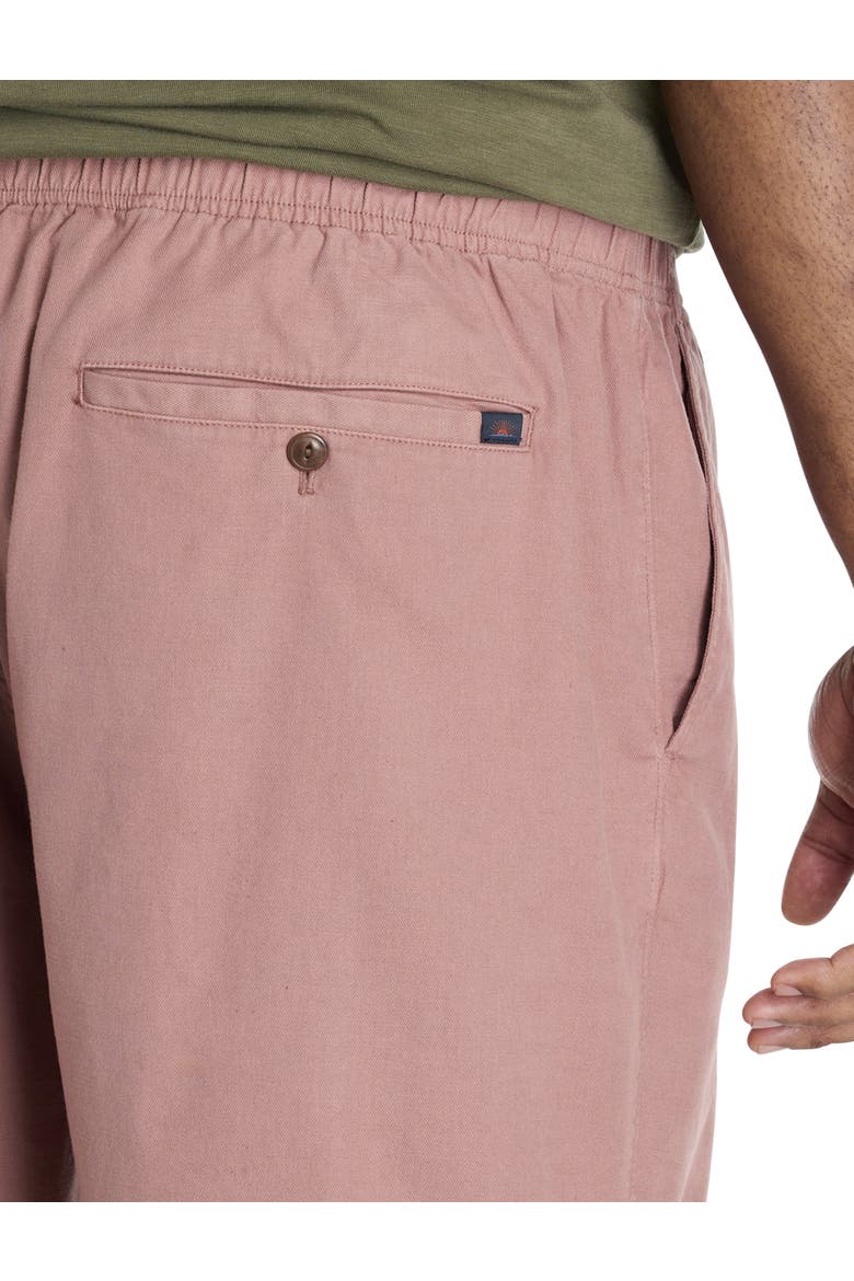 Big & Tall Essential Drawstring Shorts, Alternate, color, CEDAR ROSE