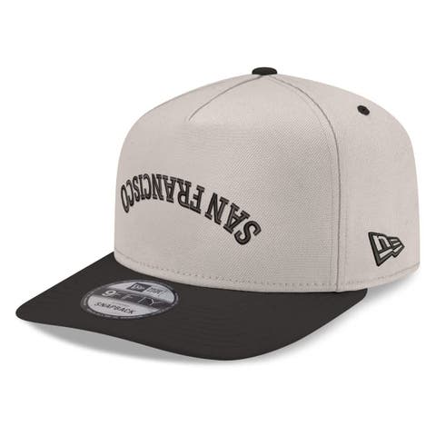 Men's New Era  Cream/Black San Francisco Giants Upside Down City Name A-Frame 9FIFTY Snapback Hat