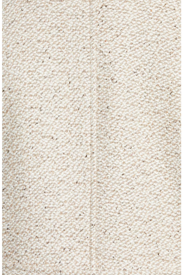 Notch Collar Tweed Coat, Alternate, color, OATMEAL