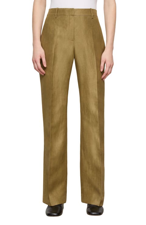 Gates Floral Linen Blend Pants