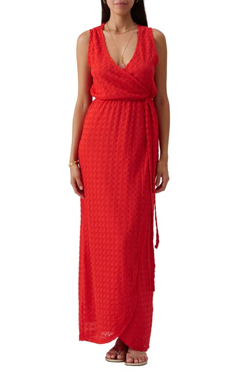 Zima Sleeveless Cover-Up Maxi Dress