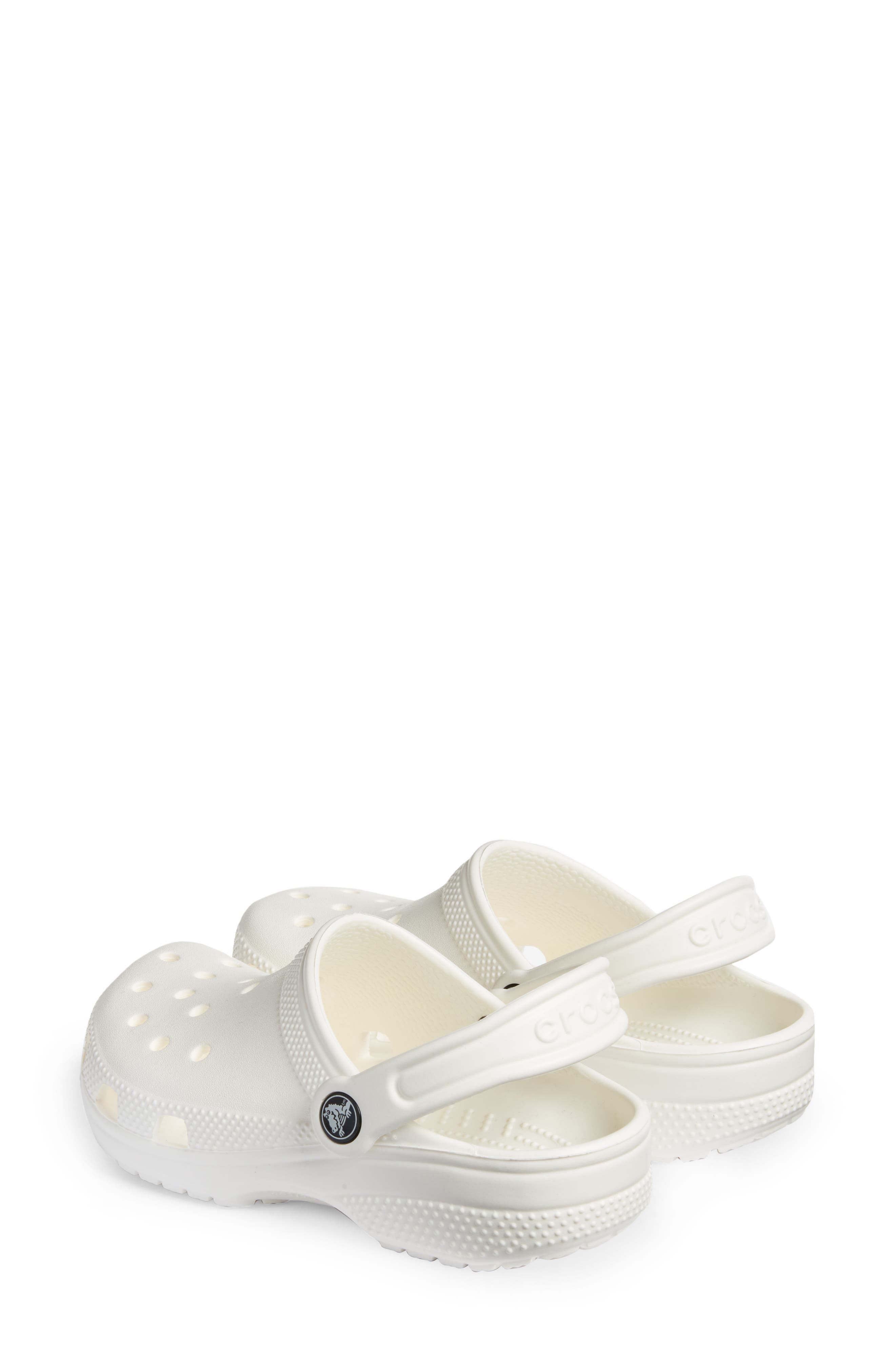 Kids' Classic Clog, Alternate, color, WHITE
