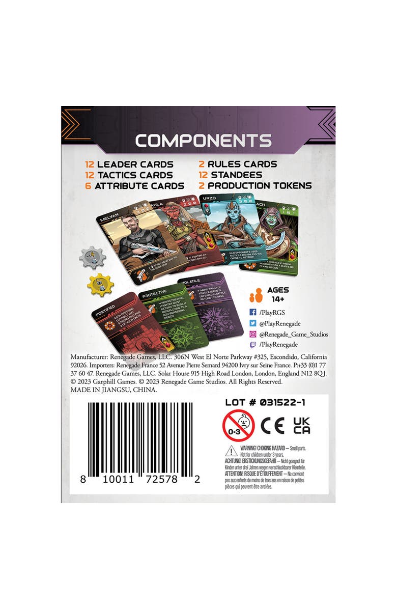 Renegade Game Studios Circadians Chaos Order Harbingers Expansion, Alternate, color, Multicolored