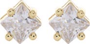 NORDSTROM RACK Demi Fine Princess CZ Stud Earrings