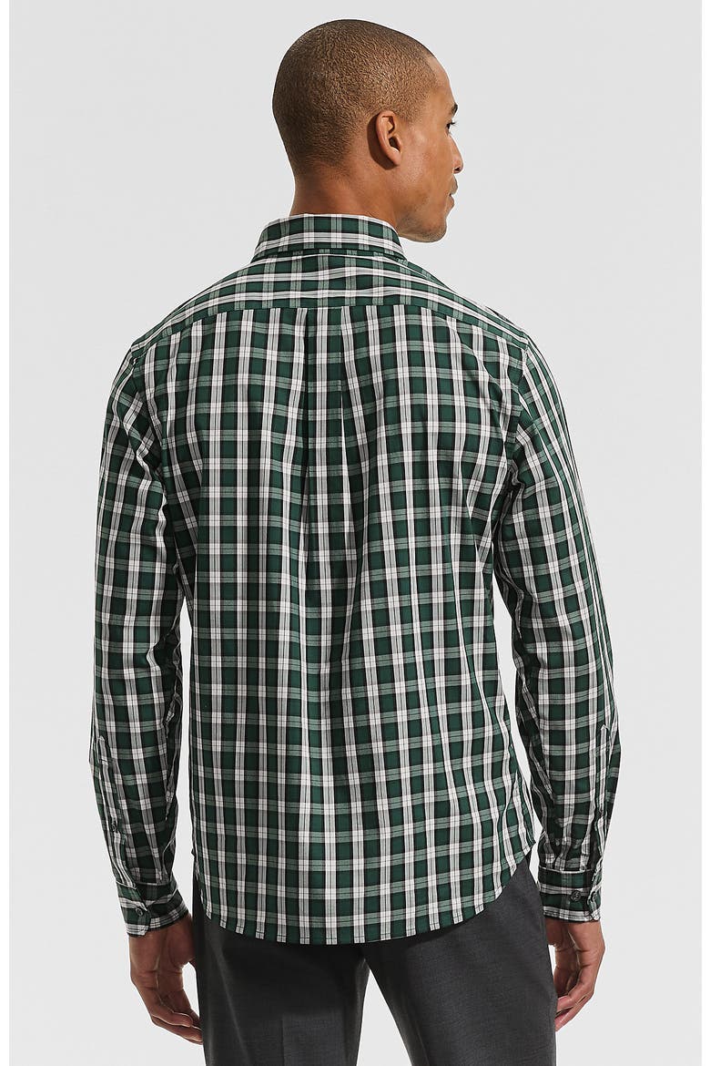 Traditional Fit Long Sleeve Travel Kit Shirt, Alternate, color, Pine Valley/Black Plaid