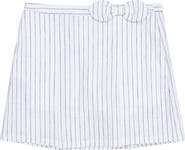 Hope & Henry Girls' Linen Pleated Bow Skort, Toddler