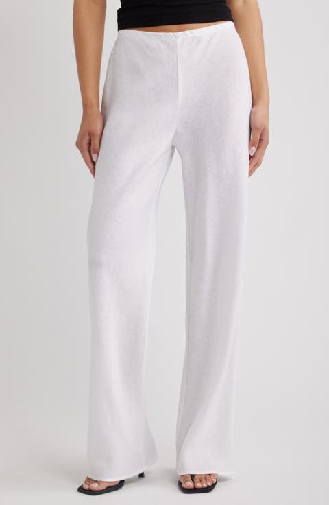 Gale High Waist Linen Pants