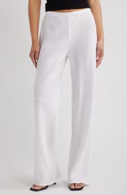 Reformation Gale High Waist Linen Pants
