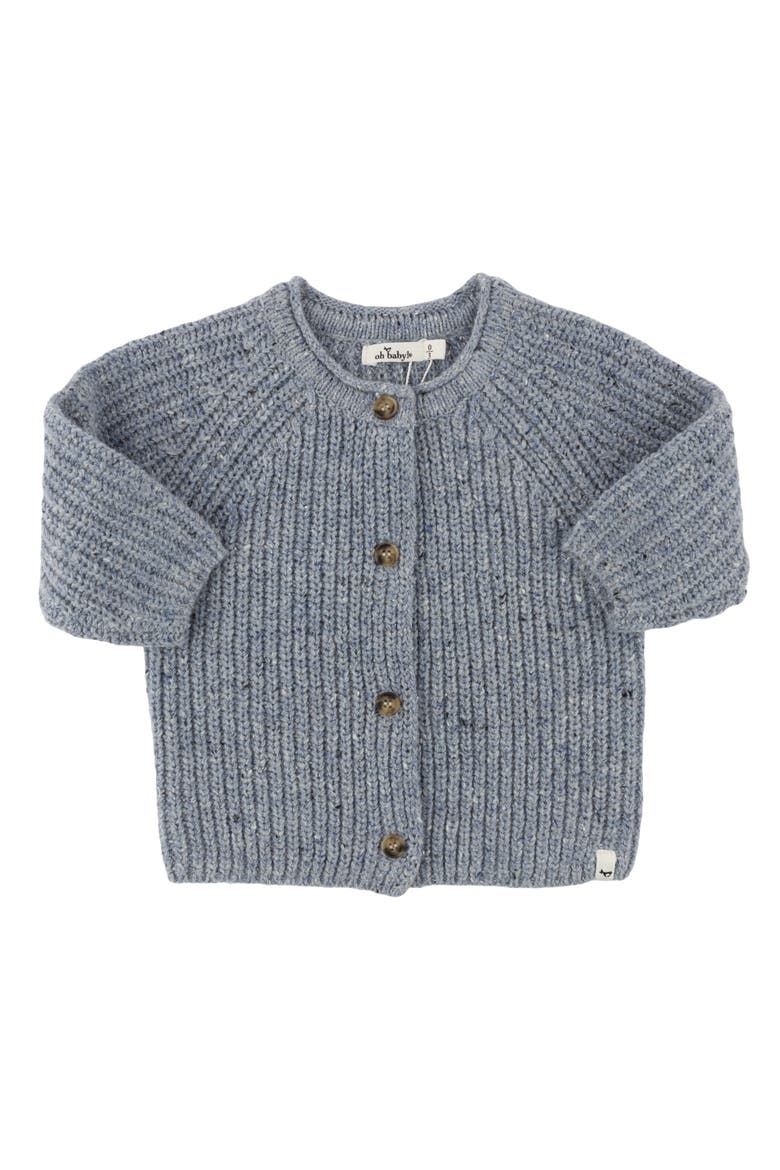 Grandpa Cardigan- Infant, Main, color, Ocean
