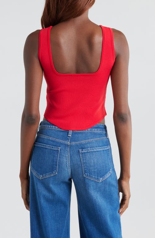 L Agence L'agence Saga Square Neck Tank