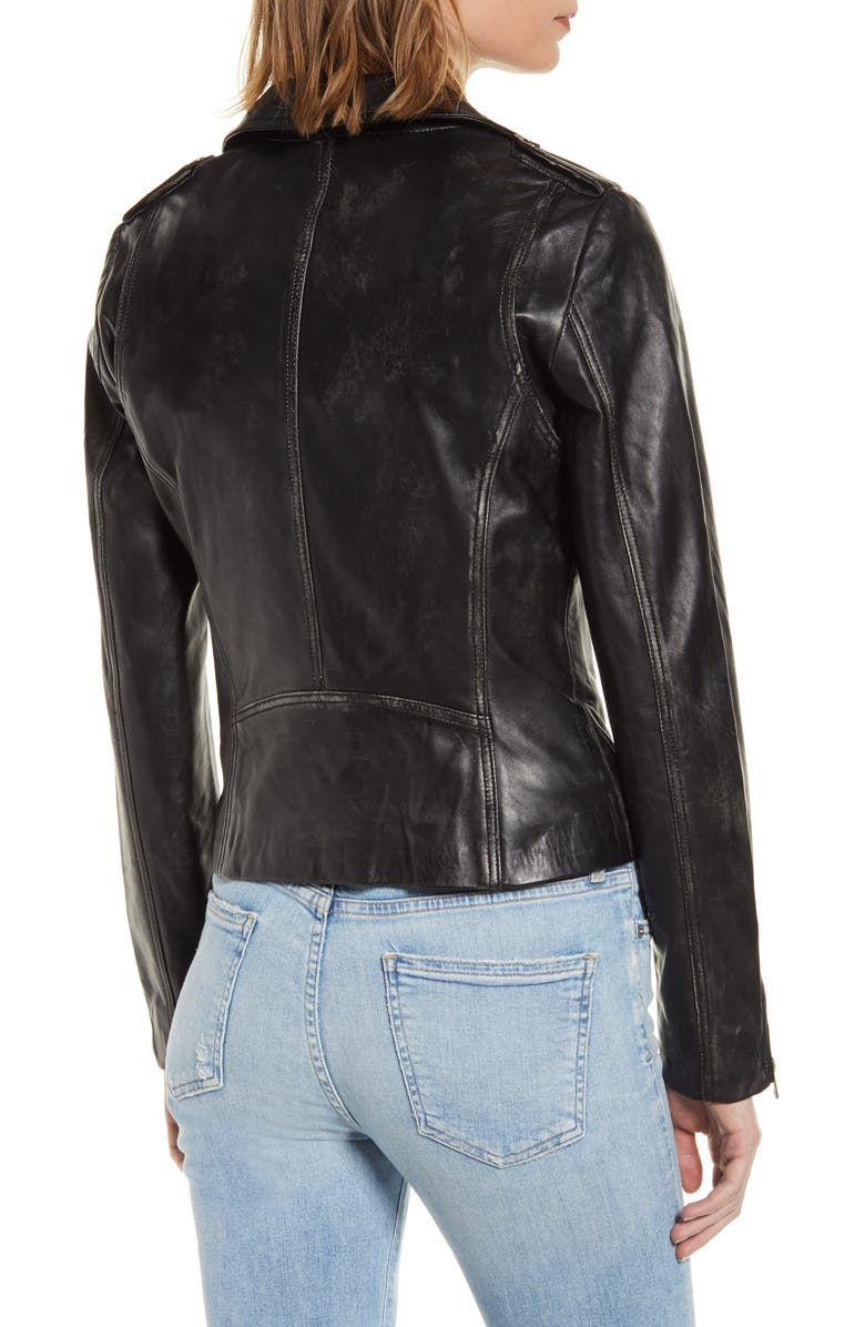 LAMARQUE Longer Moto Jacket, Alternate, color, 