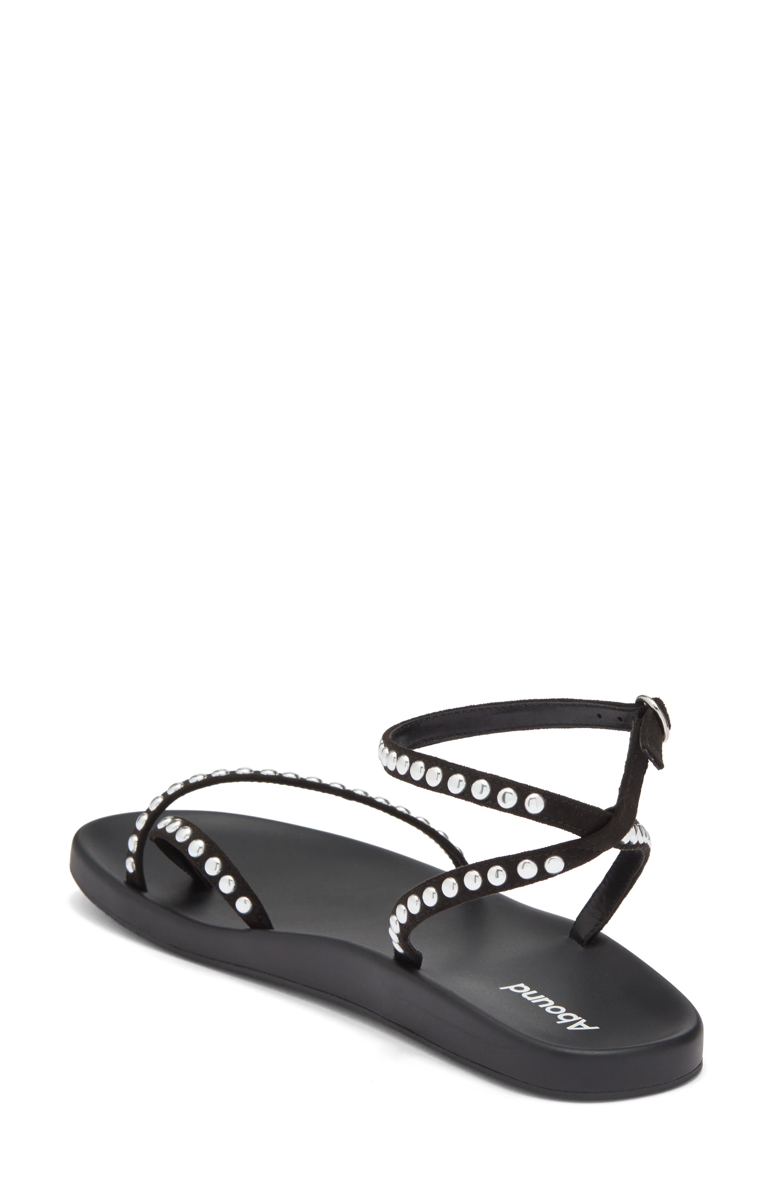Abound Roux Studded Sandal, Alternate, color, Black Mist