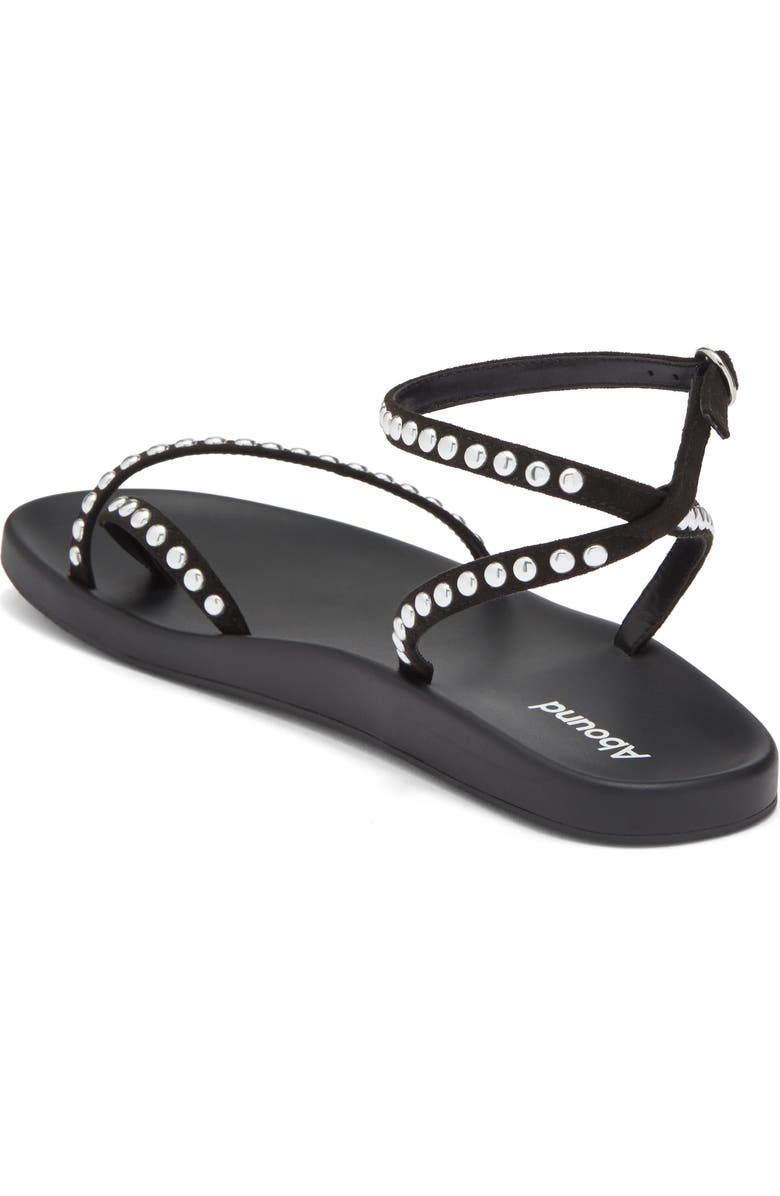 Abound Roux Studded Sandal, Alternate, color, Black Mist