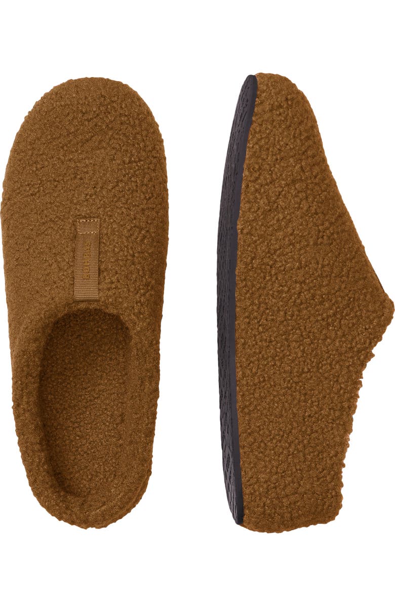 Bombas Sunday Faux Fur Slipper, Main, color, Canteen