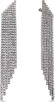 EYE CANDY LOS ANGELES Camille Crystal Fringe Drop Earrings