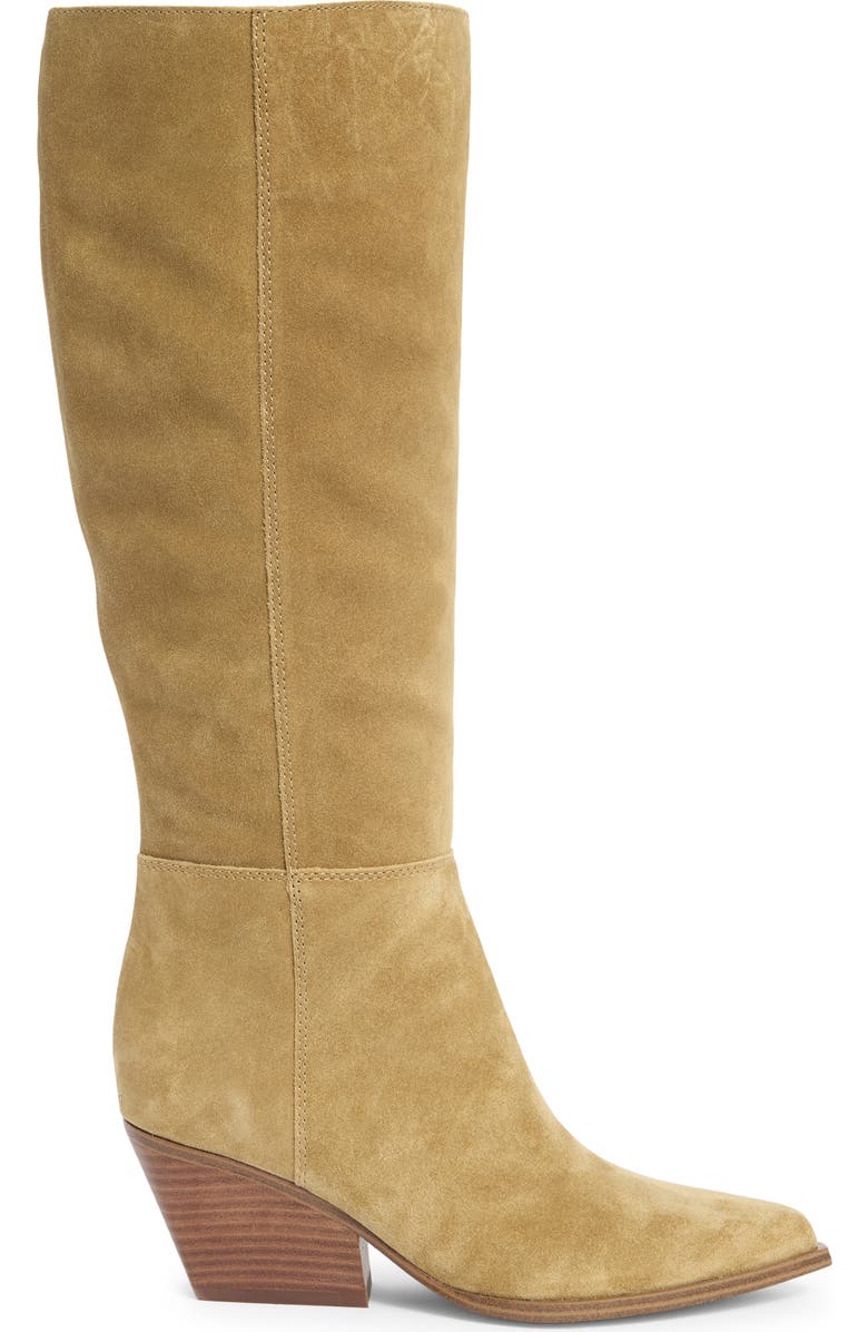 Marc Fisher LTD Challi Pointed Toe Knee High Boot, Alternate, color, Medium Natural