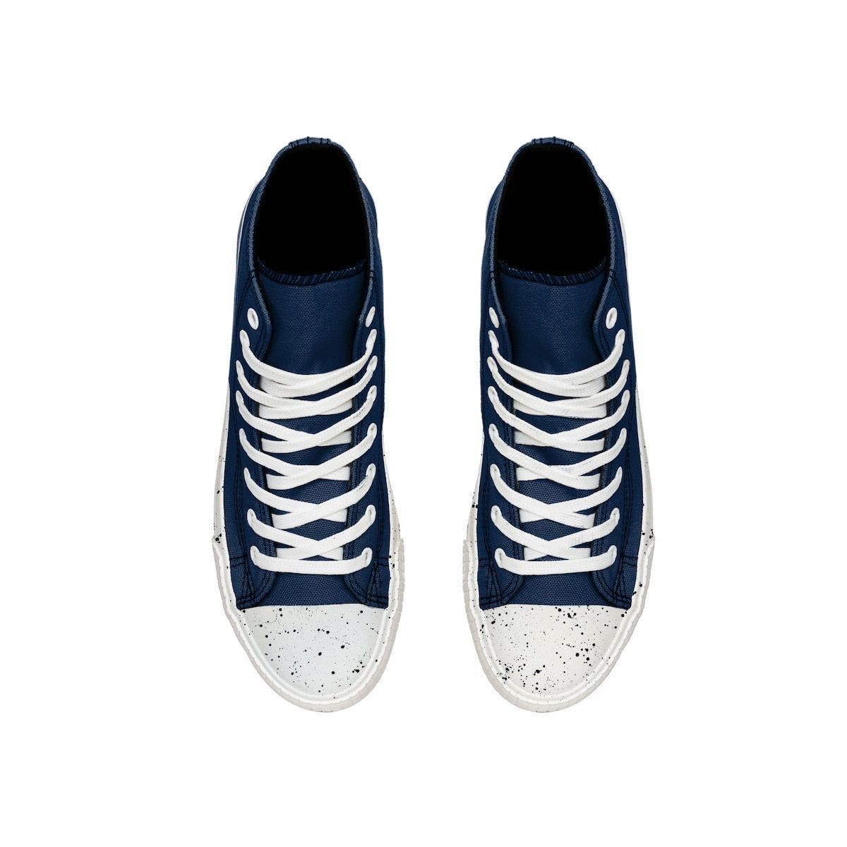 FOCO Men's FOCO Denver Broncos Paint Splatter High Top Sneakers, Main, color, 