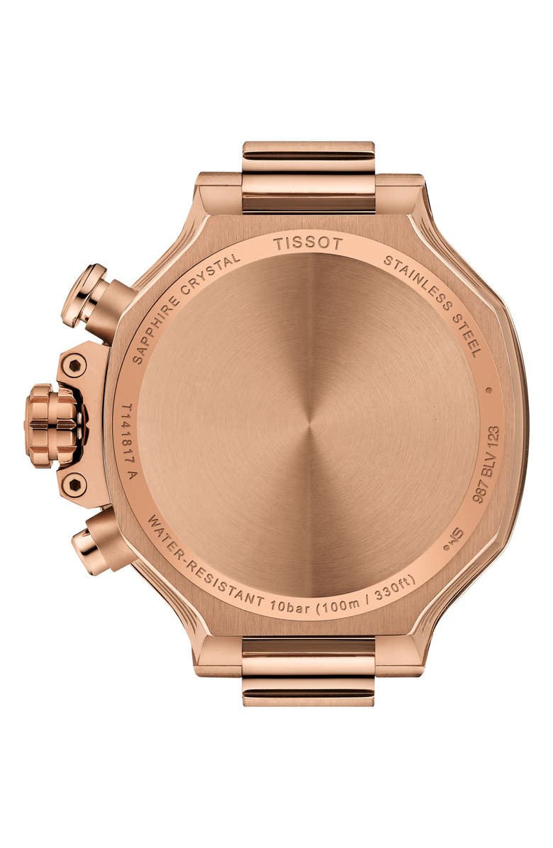 Tissot T-Race Chronograph Silicone Strap Watch, 38mm, Alternate, color,