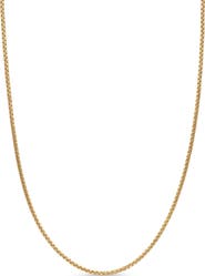 David Yurman Box Chain Necklace in 18K Gold, 1.7mm