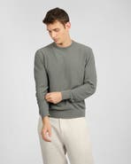 Onia Pique Crewneck Sweater