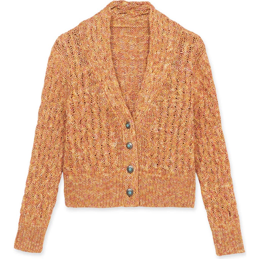 Fortela Lola Knit Cardigan In Brown