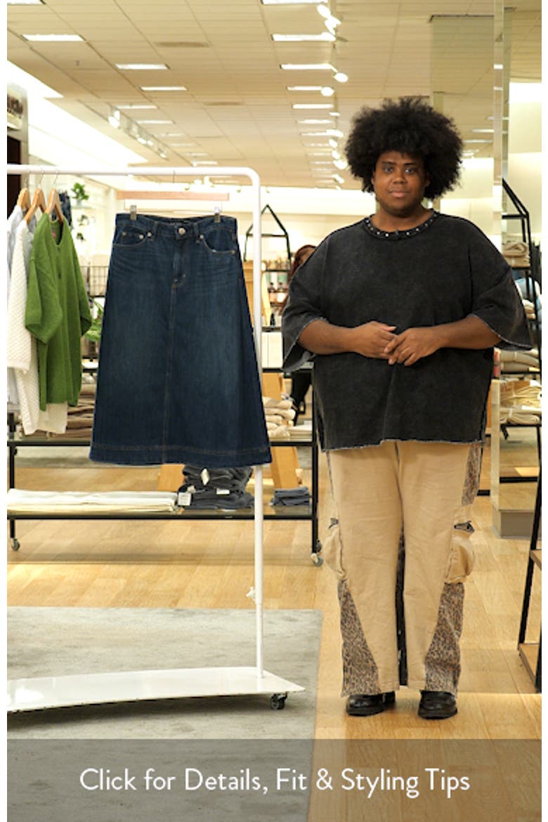 Denim Midi Skirt video